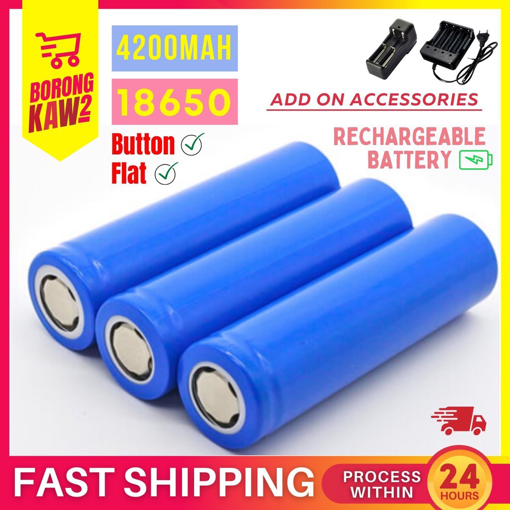 V Bateri Boleh Cas Semula Rechargeable Li Ion Battery Mah