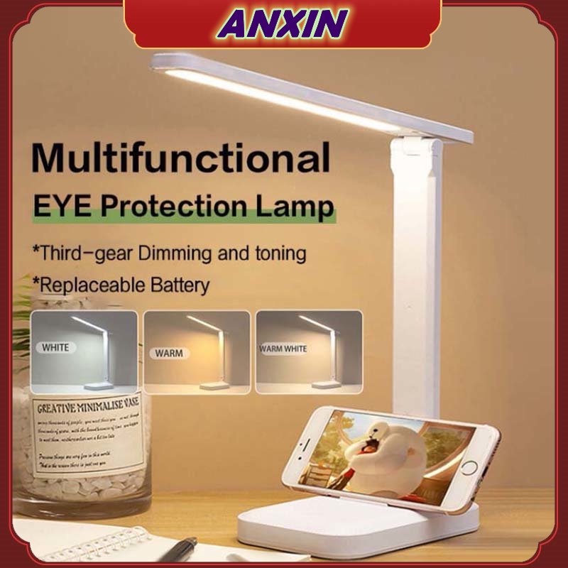 Led Touch Dimming Desk Lamp Study Lamp Usb Eye Protection Brightness