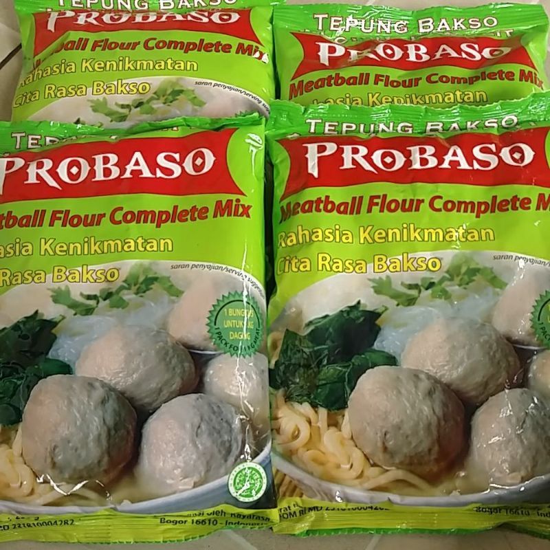 Probaso Tepung Bakso Adonan Komplit 250gram Shopee Malaysia