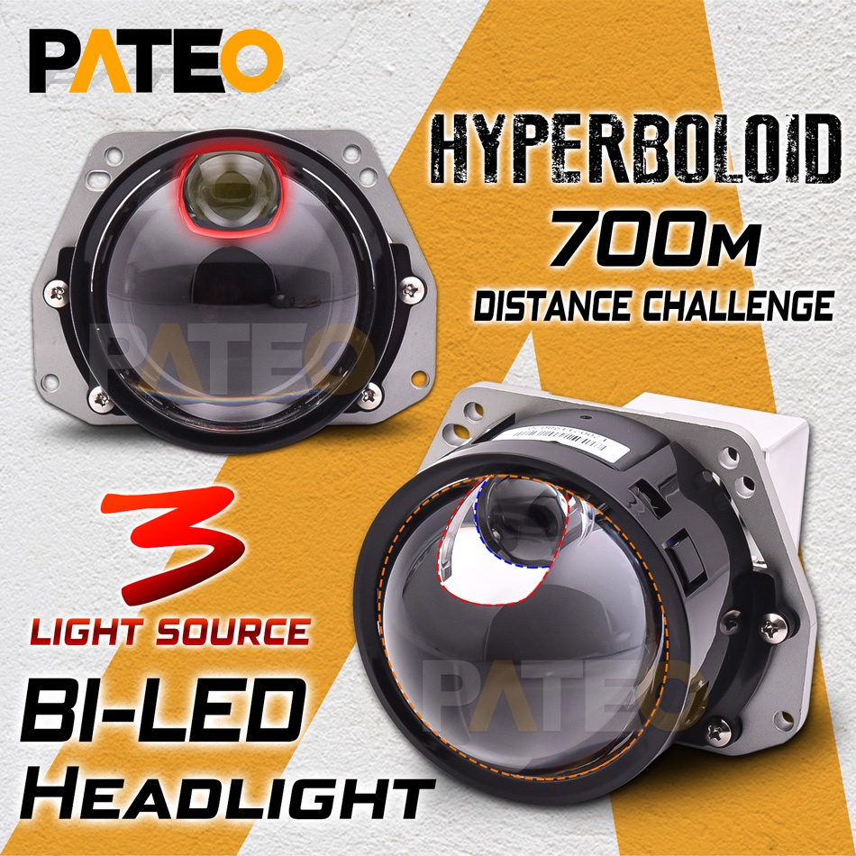 Pcs Inch W K Hyperboloid Bi Led Projector Lenses Headlight