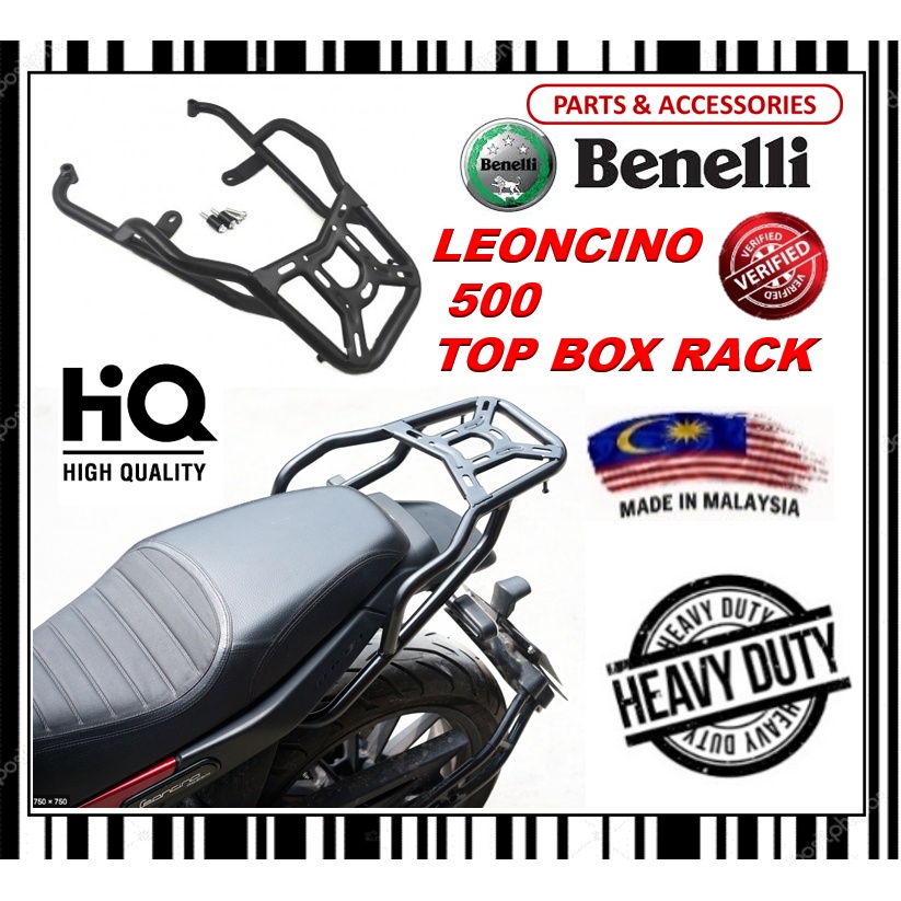 BENELLI LEONCINO 500 BJ 500 TOP BOX RACK HEAVY DUTY MONORACK STRONG