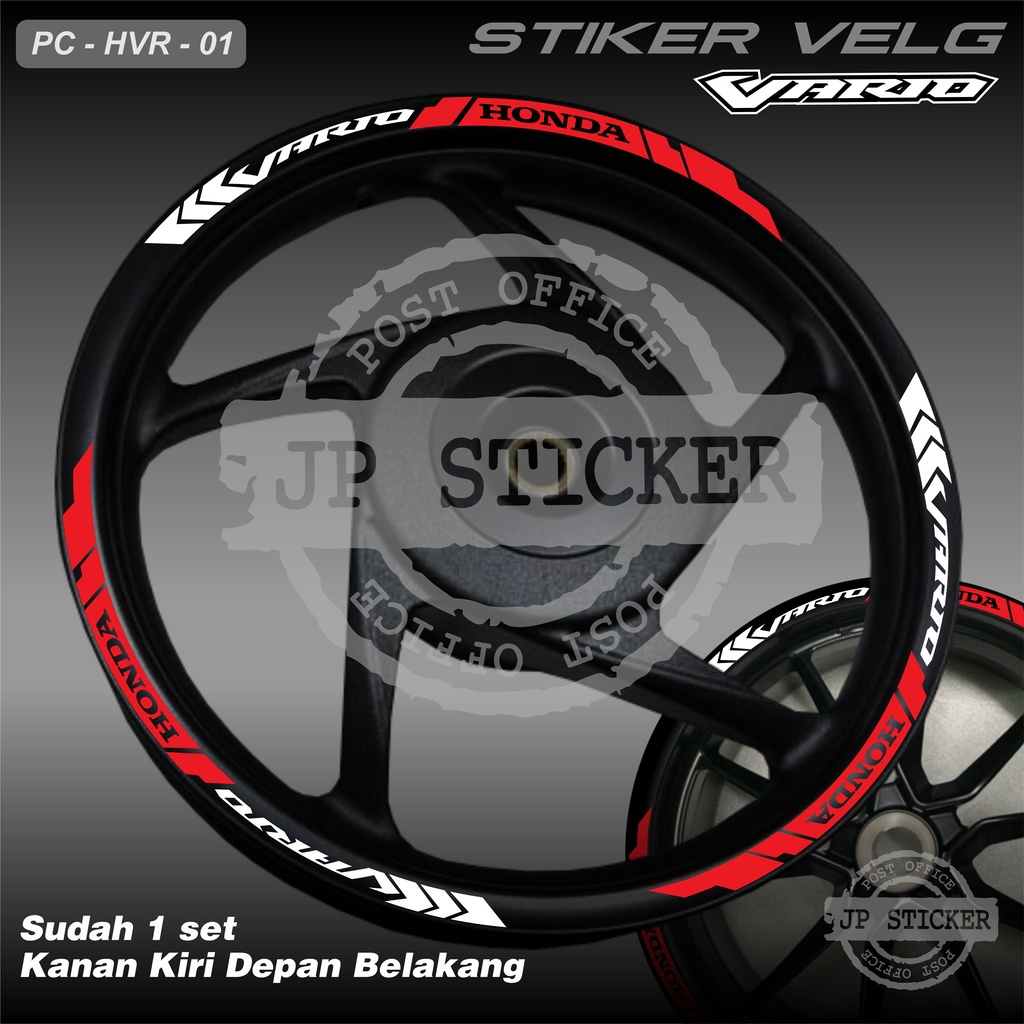 Vario Rim Cutting Sticker Sticker Velk Honda Vario JP 01 Shopee