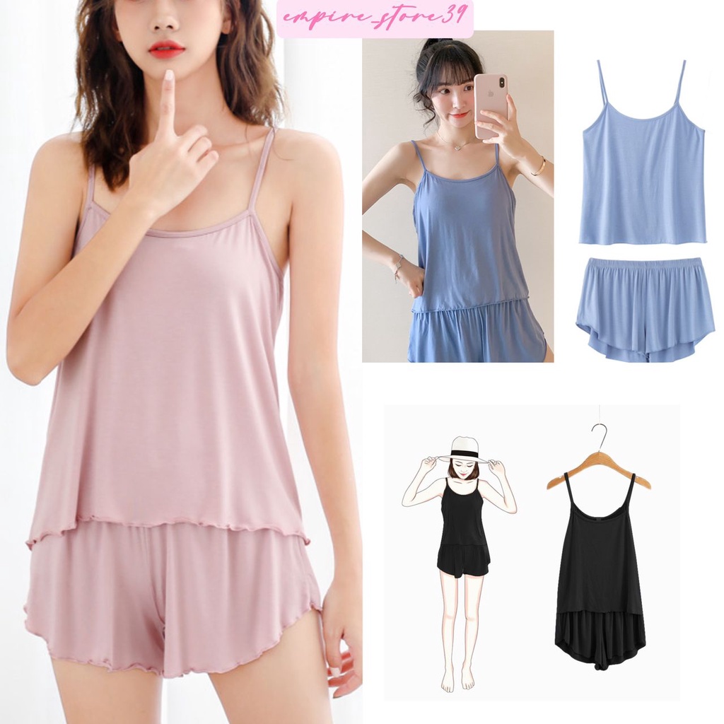 Sexy Lingerie Women Pyjamas Pajamas Baju Tidur Perempuan T Shirt