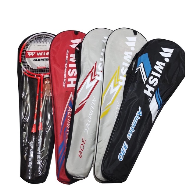 Wish Badminton Racket Alumtec Pc Set Shopee Malaysia