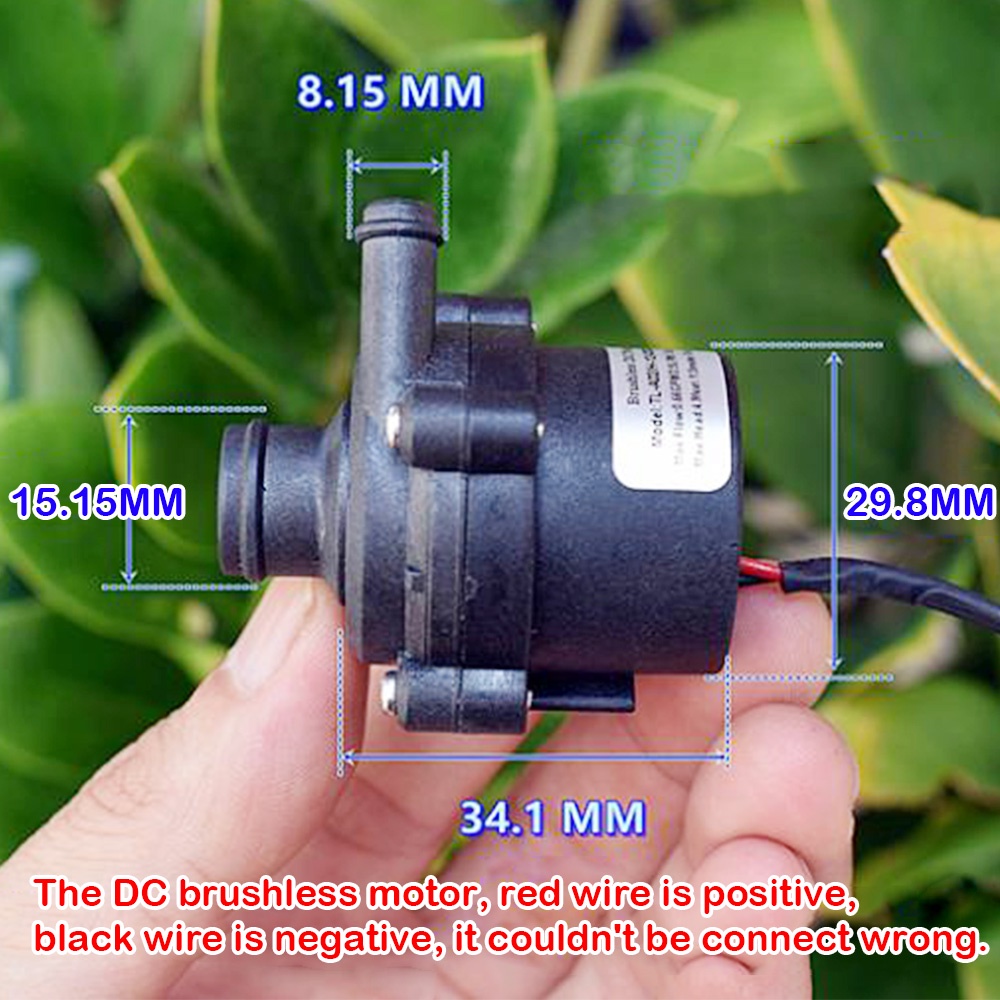 Ultra Quiet Dc V W M L H Flow Rate Waterproof Brushless Pump