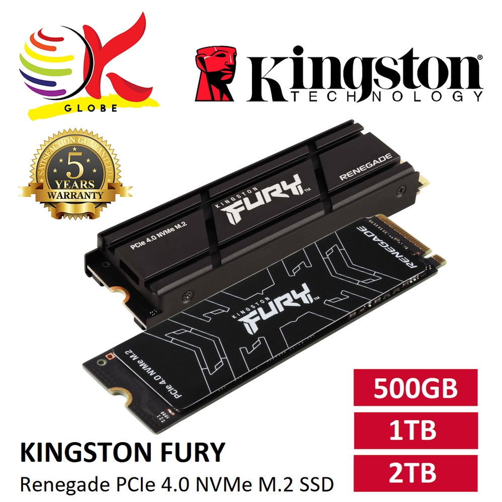 KINGSTON SFYRS SFYRD SFYRSK SFYRDK HEATSINK FURY RENEGADE PCIE NVME