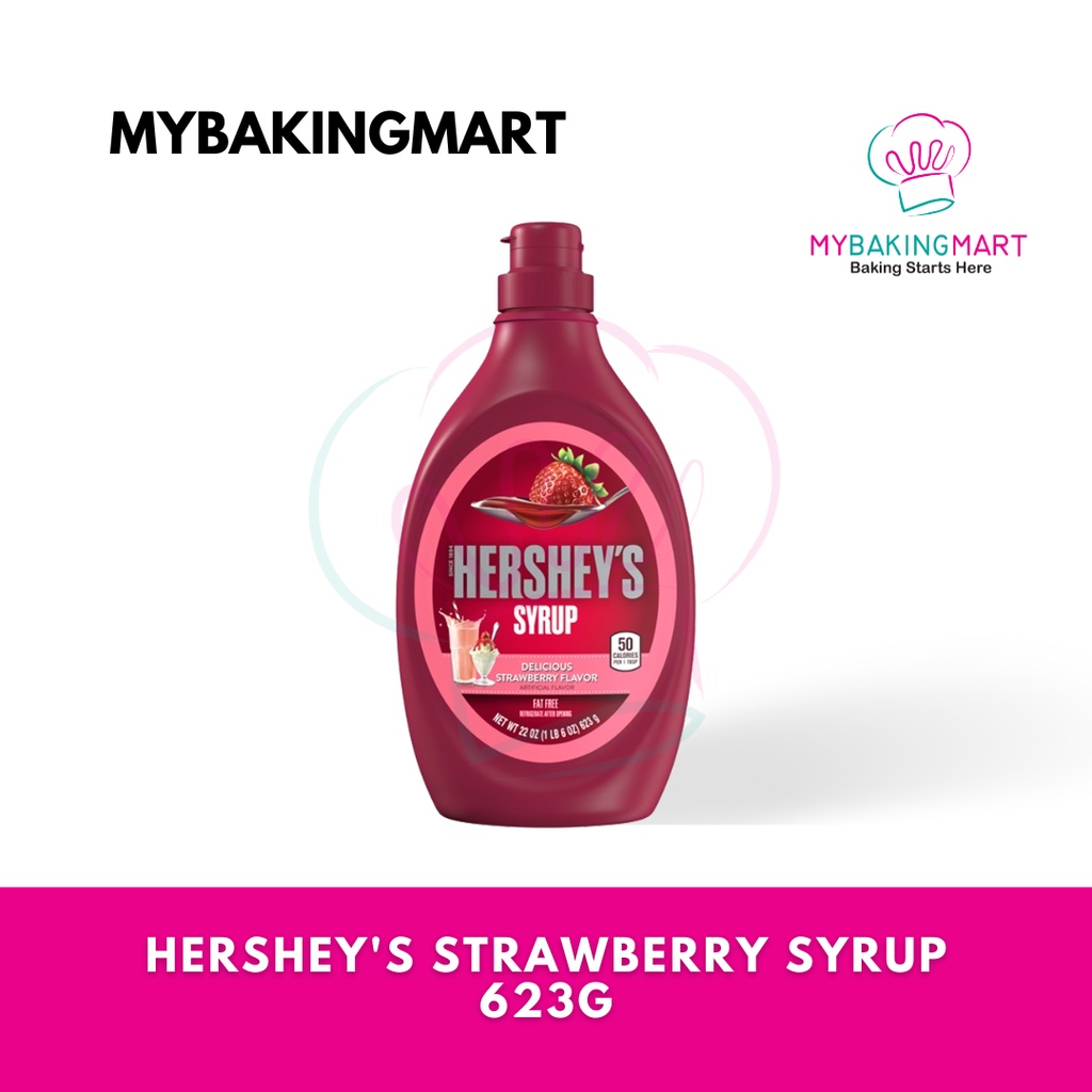 Mybakingmart Hershey S Strawberry Syrup G Topping Strawberi