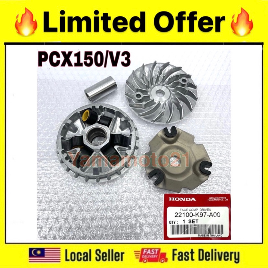 Honda Pcx V Adv K Front Pulley Depan Pully Complete Set Ori