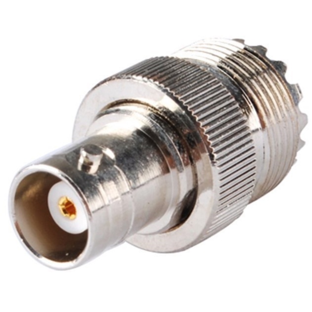 Rf Coaxial Coax Adapter Bnc Female To Uhf Female Shopee Malaysia