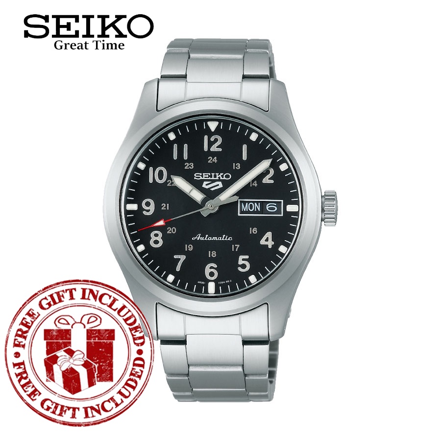 Seiko Srpg K Men S Seiko Sports Automatic Black Dial Silver