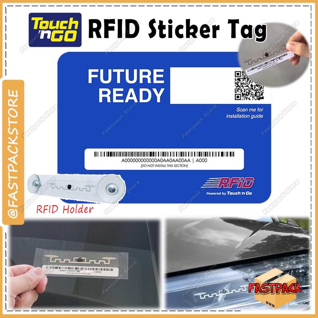 LOCAL READY STOCK Touch N Go Self Fitment DIY RFID Sticker Tag Local