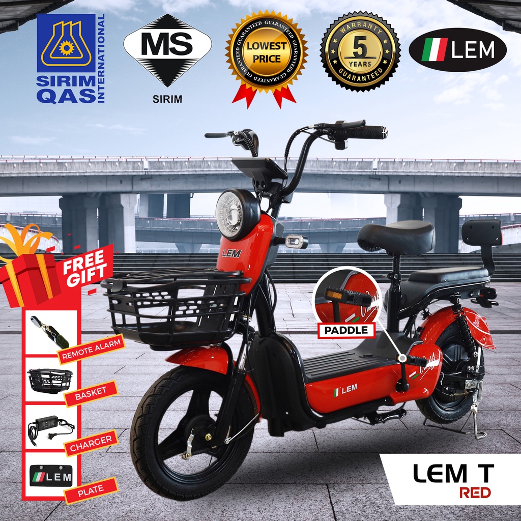 Lemnew Model Lem T Electric Bike Electric Bicycle Electric Scooter