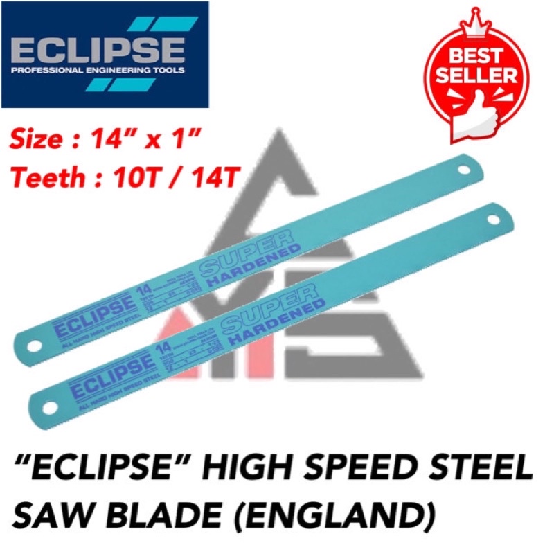 100 QUALITY ECLIPSE HIGH SPEED STEEL SAW BLADE MACHINE HACKSAW