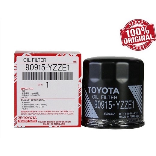 100 Original Toyota Oil Filter 90915 YZZN2 YZZE1 Camry Altis