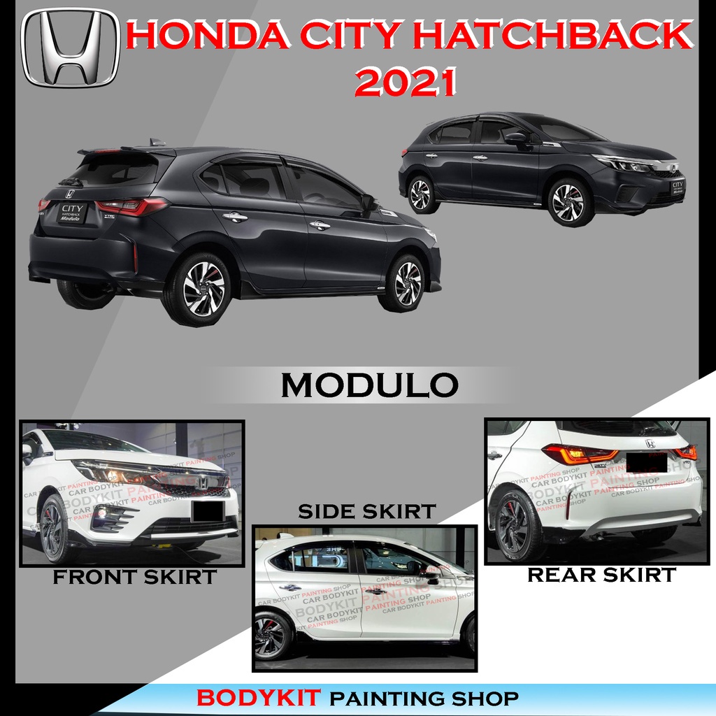 Honda City Hatchback Mdl Style Fullset Skirting Front Skirt Side