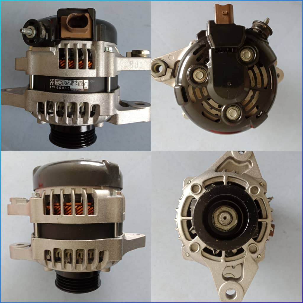 27060 0M090 ALTERNATOR TOYOTA VIOS NCP150 12V 80A 2PIN 4PK 80 NEW