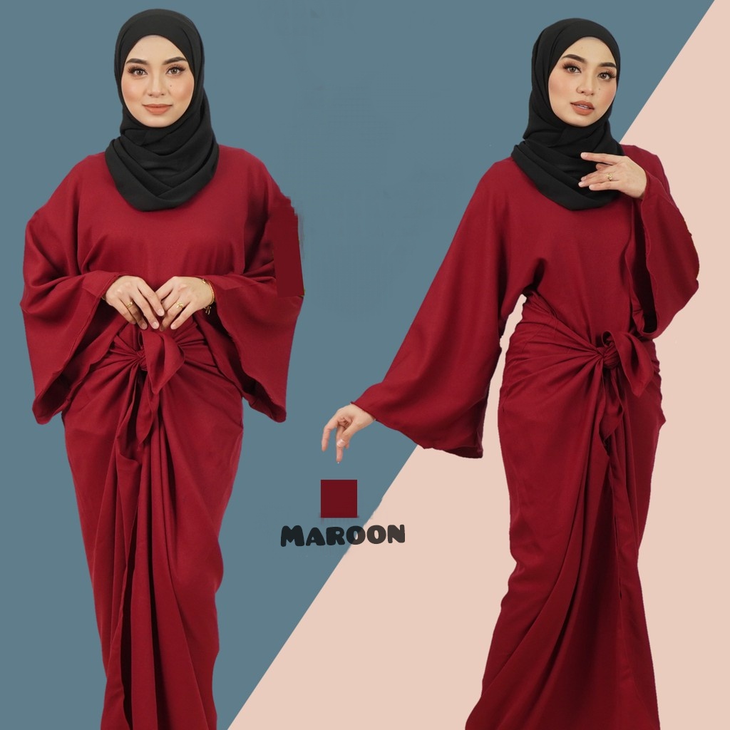 Muslimah Dress KAFTAN PARIO Kaftan FREE SIZE Ready Stock NEW ARVIL