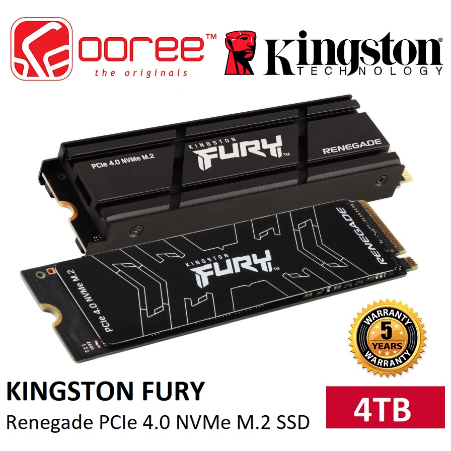 Kingston Sfyrd Sfyrdk Heatsink Fury Renegade Pcie Nvme M