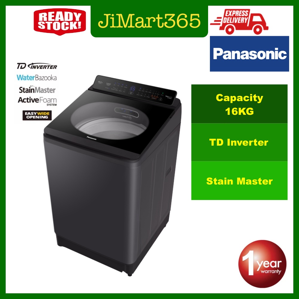 Panasonic Kg Inverter Toploader Washing Machine A Mesin Basuh Auto Na