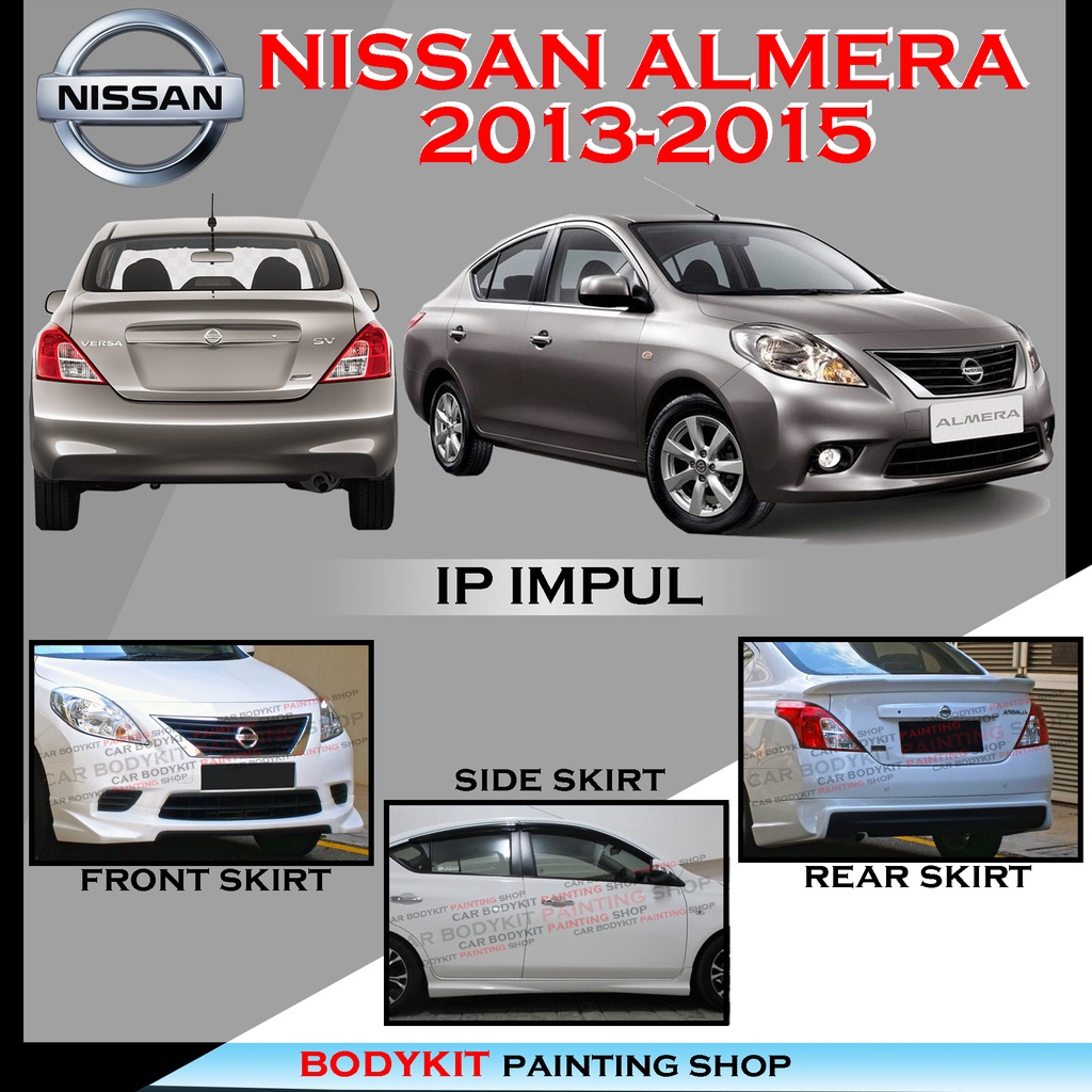 Nissan Almera Ip Impul Style Fullset Skirting Front