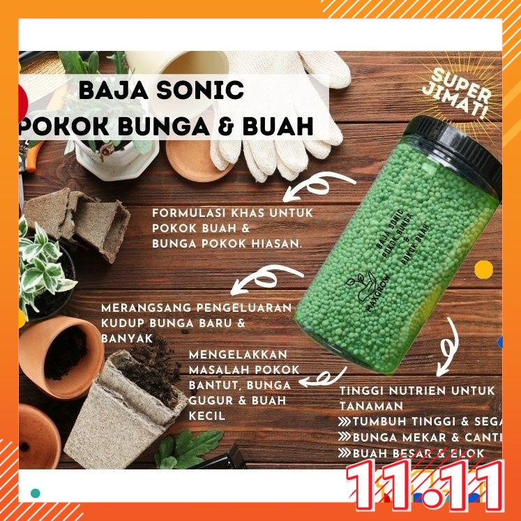 Freegift Baja Pokok Buah Baja Buah Besar Baja Pokok Bunga Baja