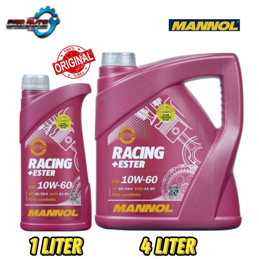 Fully Synthetic Mannol Mn Racing Ester W L L Original