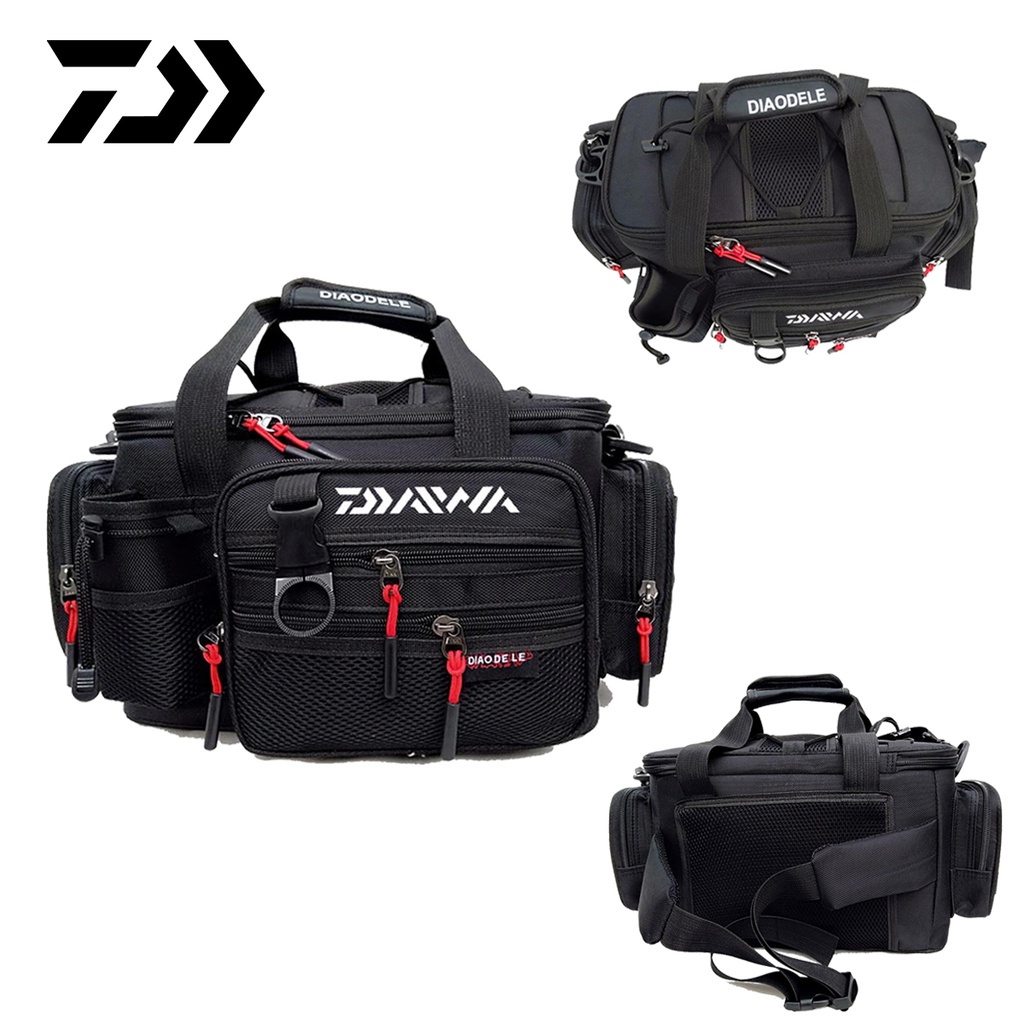 2022 New Daiwa Multifunction Fishing Bag High Capacity Fishing Lure Bag