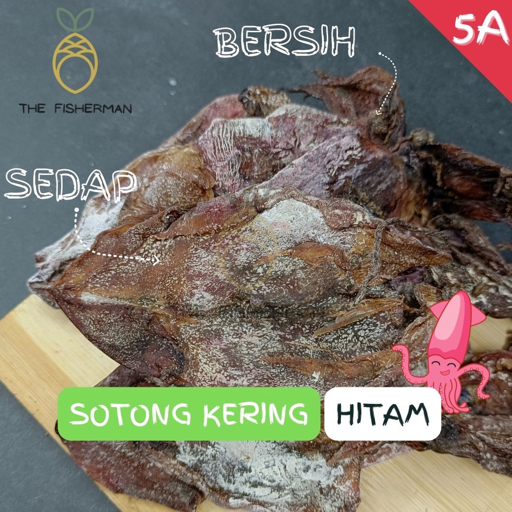 Sotong Hitam Sotong Kembang Gred A Sotong Kering Hitam Murah Sotong