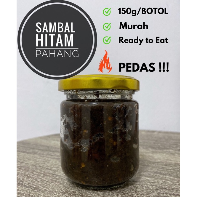 Sambal Hitam Pedas Halal Belimbing Buluh Pahang Homemade Shopee