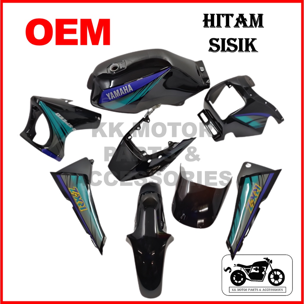 Full Tanam Coverset Rxz Mili Bosch Boss Oem Hitam Sisik Black