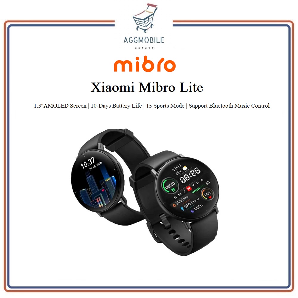 Xiaomi Mibro Lite Smartwatch Ultra Thin Body 1 3 AMOLED Display SpO2