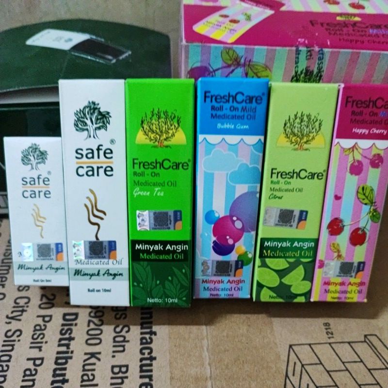 Safecare Fresh Care Strong Roll On Sebotol Minyak Angin Aromatherapy