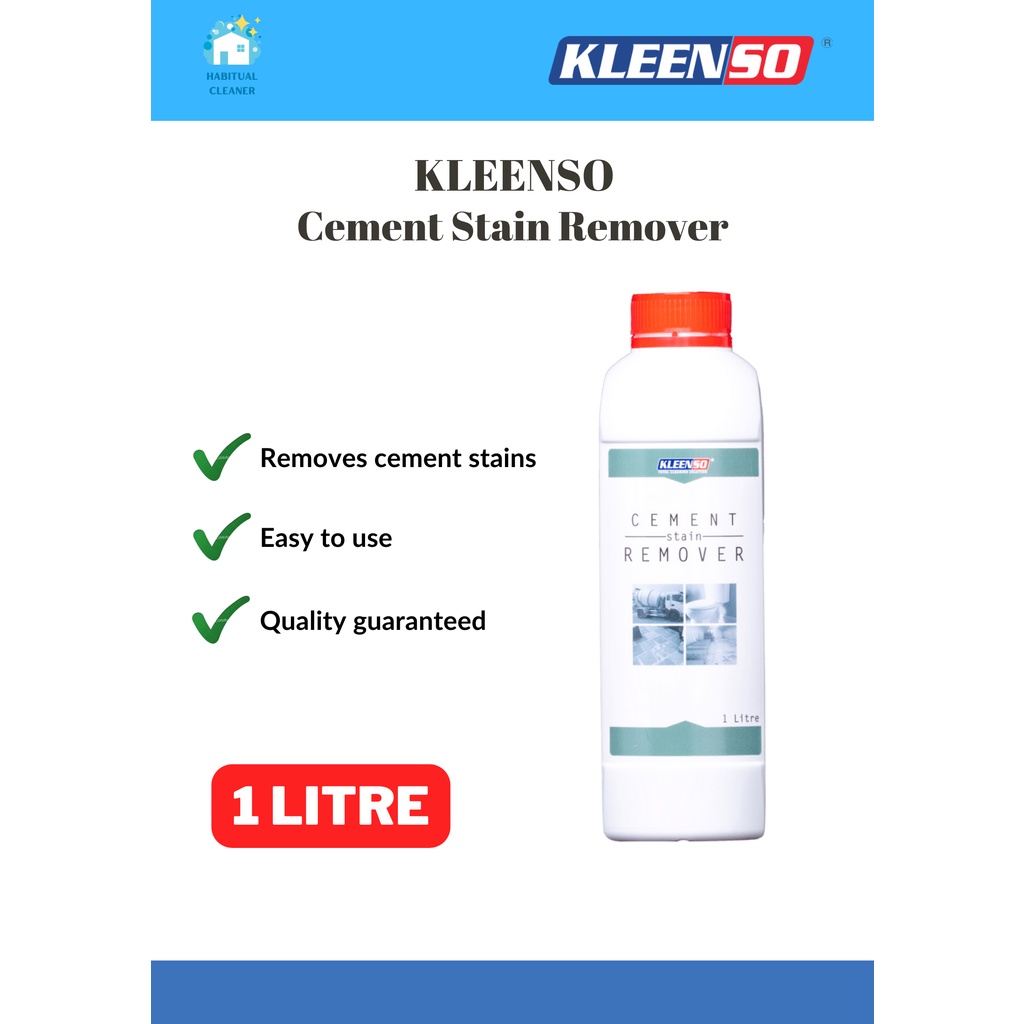 Kleenso Cement Stain Remover 1L Shopee Malaysia