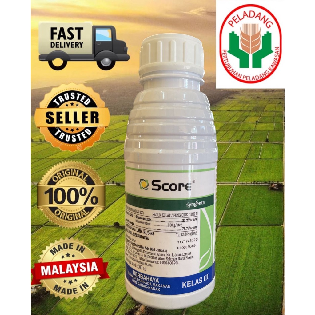 Score Syngenta Difenoconazole Racun Kulat Fungicides Ml