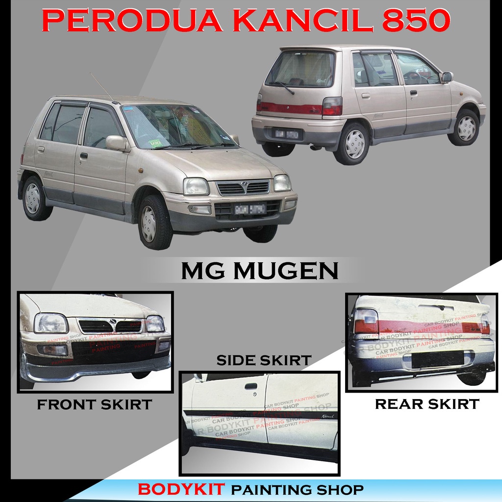 Perodua Kancil For Lampu Petak Mg Style Fullset Skirting Front