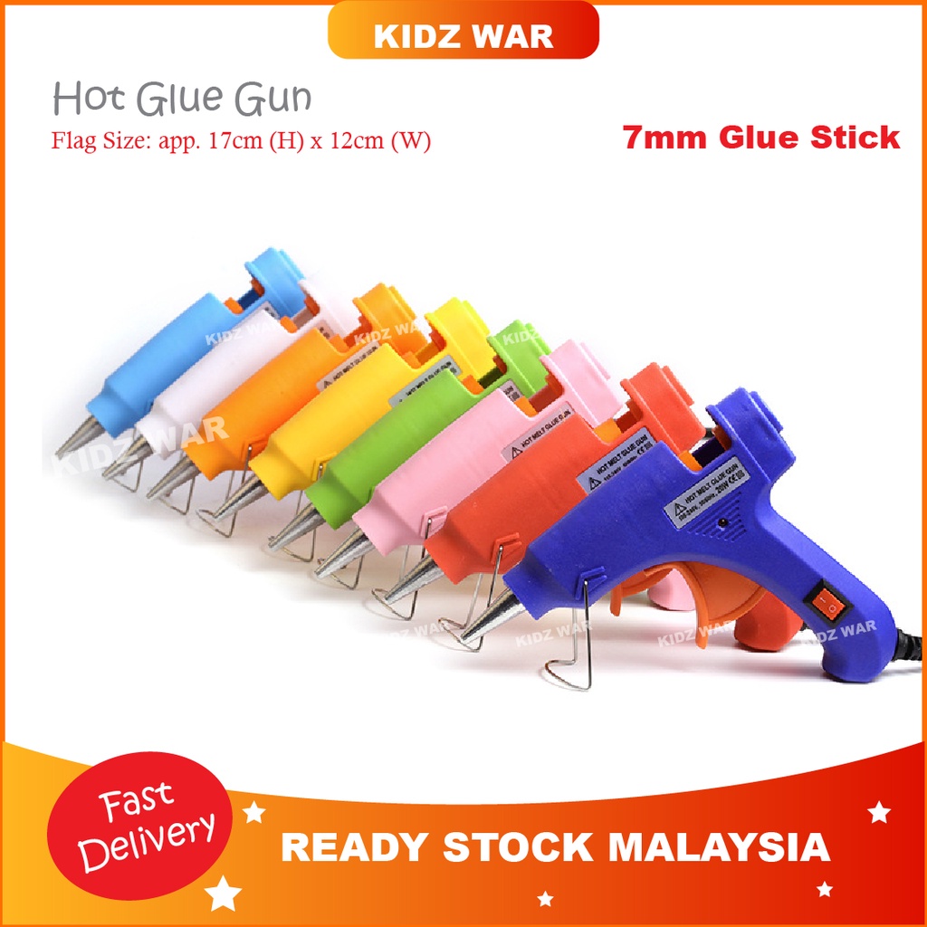 Glue Gun Pistol Gam 20W Electric Hot Melt Glue Gun 5 Pcs Adhesive