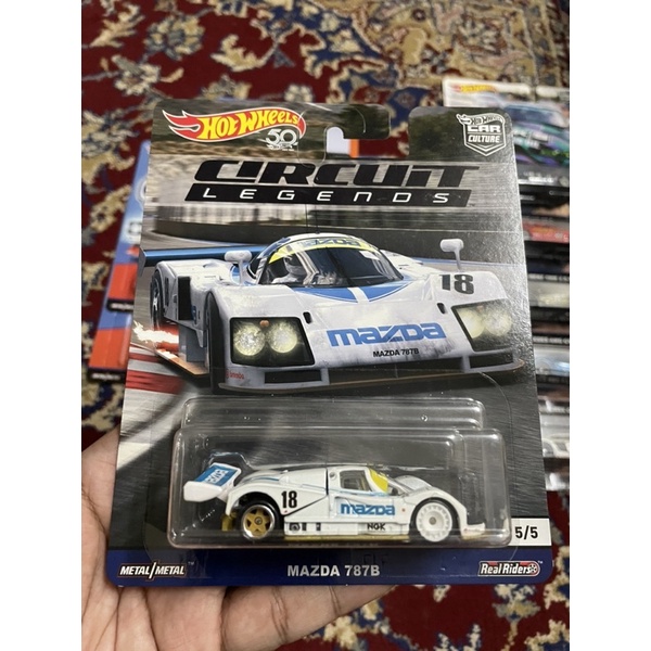 Hot Wheels Mazda 787B Circuit Legends Car Culture Shopee Malaysia