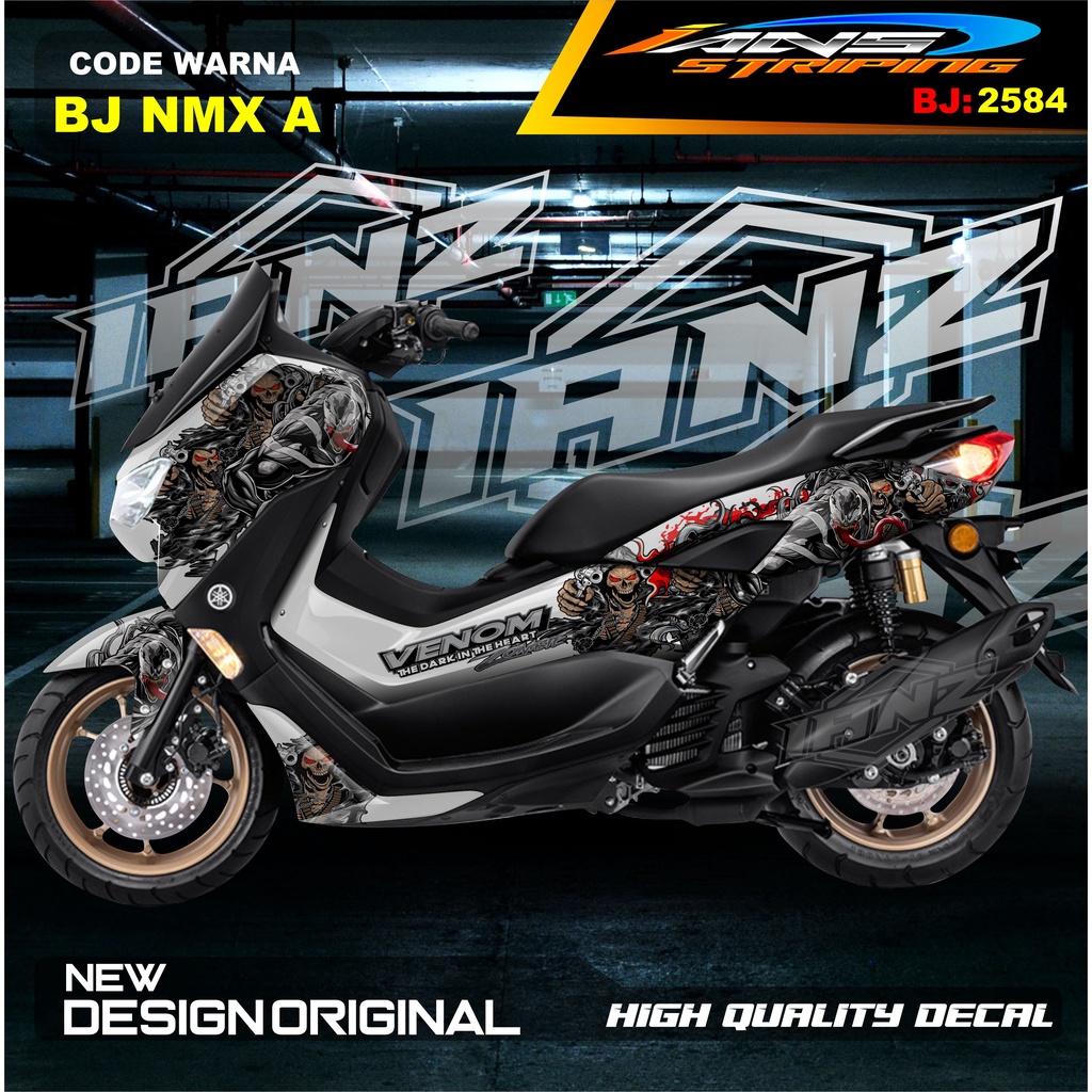 Decal Sticker Nmax Full Body Animation Venom Sticker Variation All New