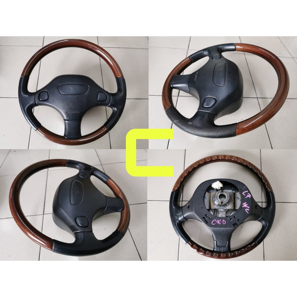 Daihatsu Walnut Steering Wheel For Perodua Kelisa Kenari Kembara