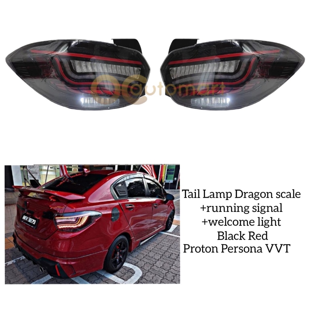 1 Year Warranty Proton Persona VVT 2016 2020 Dynamic Dragon Scale