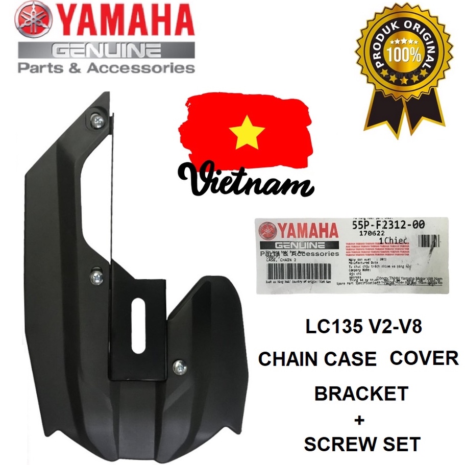 YAMAHA LC135 V2 V3 V4 V5 V6 V7 V8 CHAIN CASE COVER DGN SCREW BRACKET