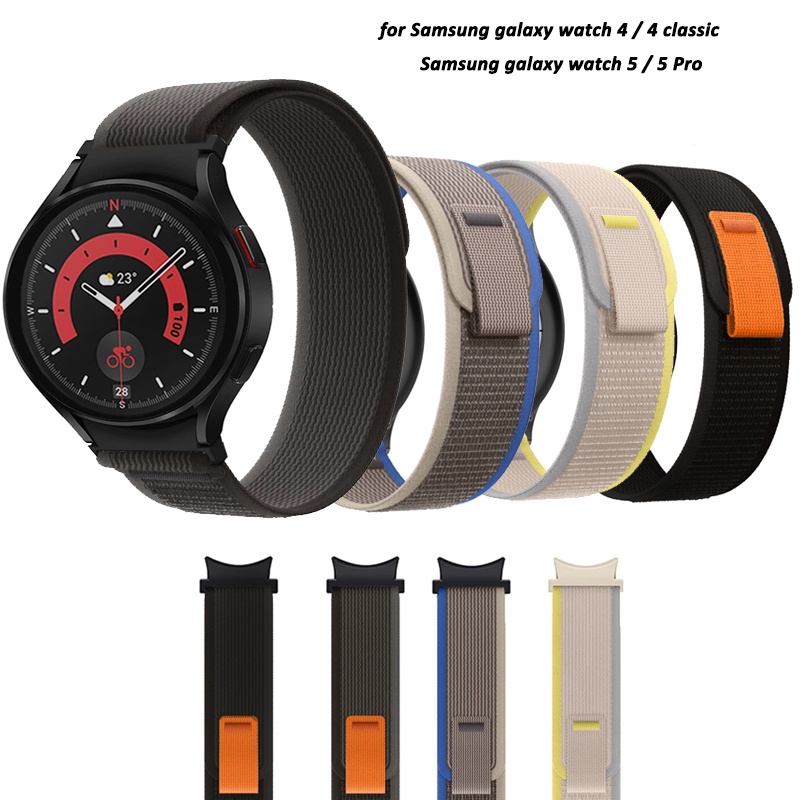 Nylon Band Strap Trail Loop For Samsung Galaxy Watch 4 5 6 7 44mm 40mm