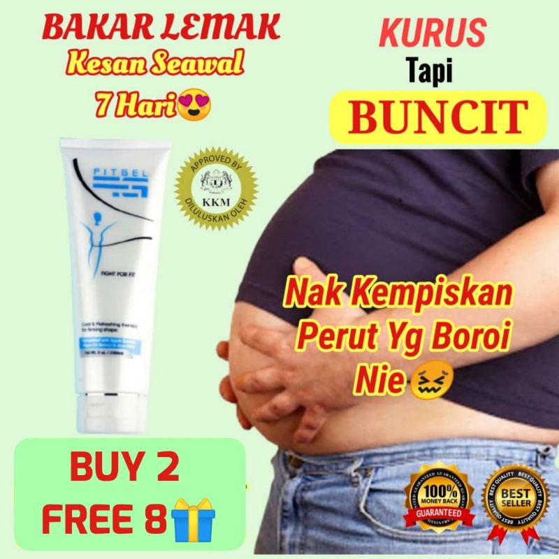 HOT PROMO JIMAT BUY 2 FREE 8 Fitgel Pembakar LemakKempis Perut