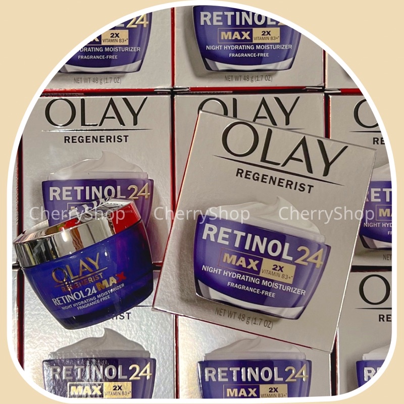 Olay Regenerist Retinol 24 MAX Night Hydrating Moisturizer Shopee