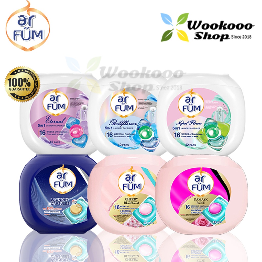 FULL SERIES Ar FUM 5in1 Laundry Capsules Kapsul Cuci Pakaian Anti