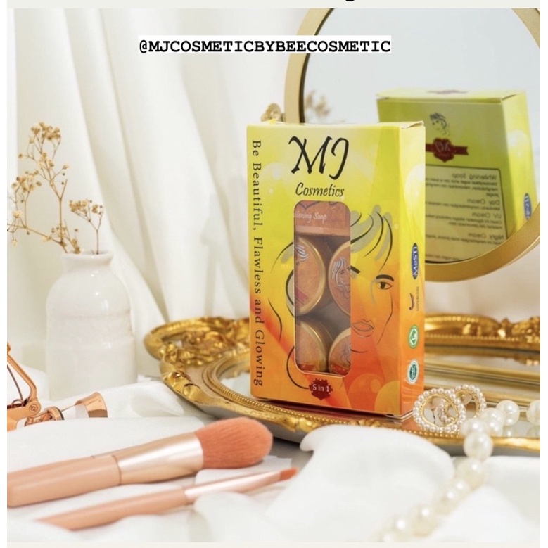 MJ COSMETIC Set 5in1 Murah Shopee Malaysia