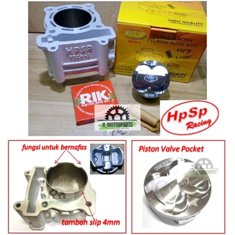 HPSP RACING CERAMIC BLOCK LC135 Y16 Y15 NVX 63MM 65MM 66MM 68MM 4MM