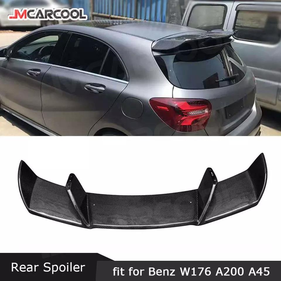 Carbon Fiber Frp Rear Roof Spoiler Tail Trunk Wings For Benz W