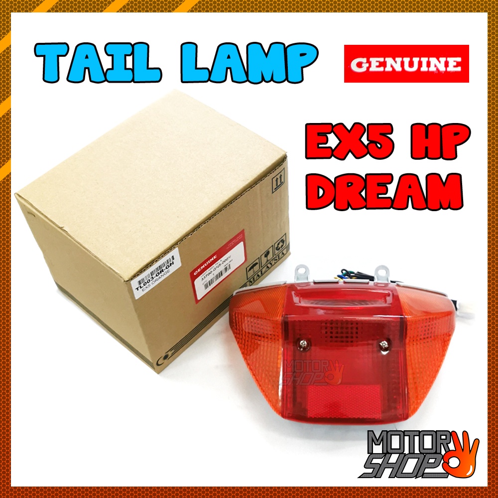 TAIL LAMP TAIL LIGHT LAMPU BELAKANG ORANGE OREN HONDA EX5 HP HIGH POWER