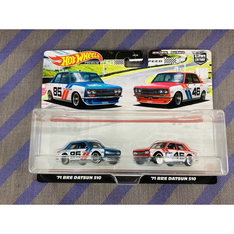 Hot Wheels Datsun 510 Bre Twin Pack Tt Not Team Transport Premium Car Culture Series Not Set